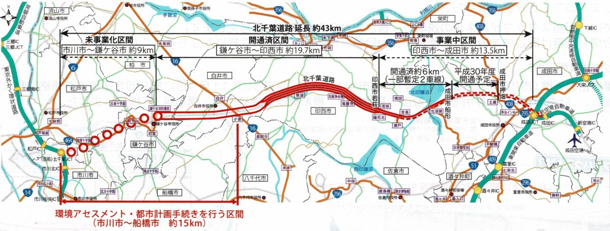 不動産価格上がるかも？北千葉道路ってご存知でしたか？